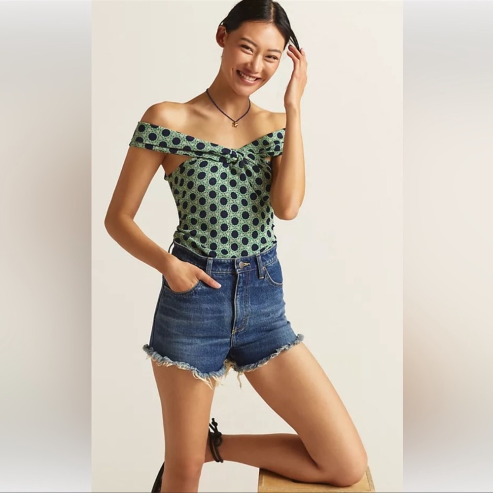 Anthropologie off the shoulder top - sold out